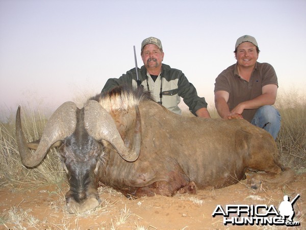 Hunting Black Wildebeest with Wintershoek Johnny Vivier Safaris in SA