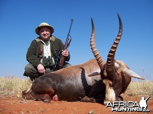 Hunting Blesbok with Wintershoek Johnny Vivier Safaris in SA