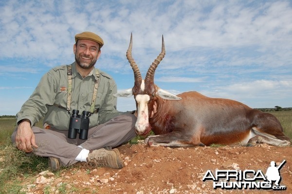 Hunting Blesbok with Wintershoek Johnny Vivier Safaris in SA