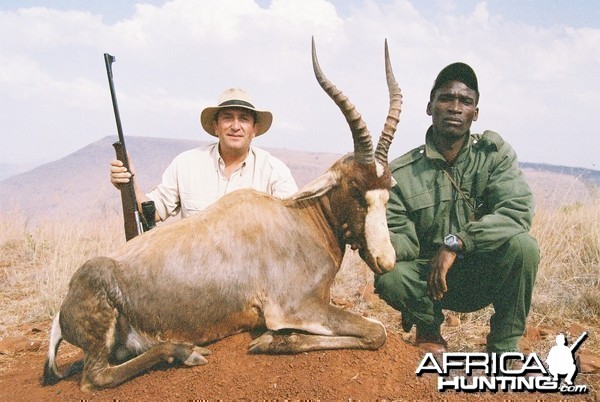 Hunting Blesbok with Wintershoek Johnny Vivier Safaris in SA