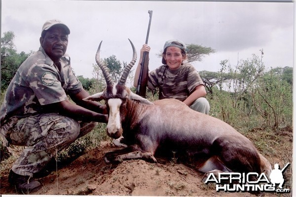 Hunting Blesbok with Wintershoek Johnny Vivier Safaris in SA