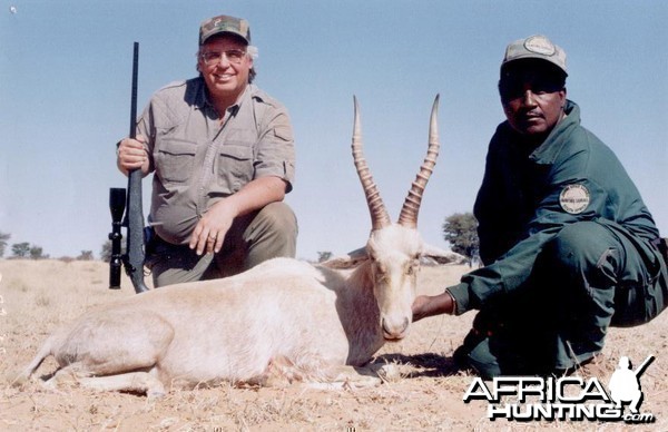 Hunting White Blesbok with Wintershoek Johnny Vivier Safaris in SA