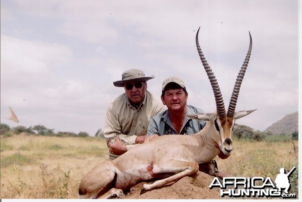 Hunting Grants Gazelle with Wintershoek Johnny Vivier Safaris in SA