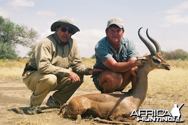 Hunting Gerenuk with Wintershoek Johnny Vivier Safaris in SA