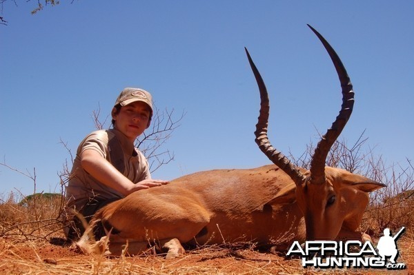 Hunting Impala with Wintershoek Johnny Vivier Safaris in SA