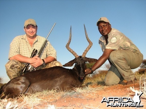 Hunting Black Impala with Wintershoek Johnny Vivier Safaris in SA