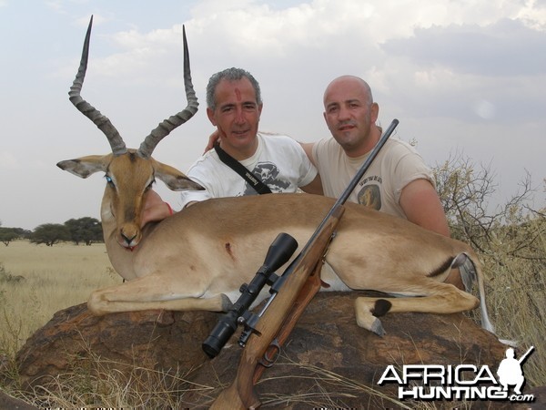 Hunting Impala with Wintershoek Johnny Vivier Safaris in SA