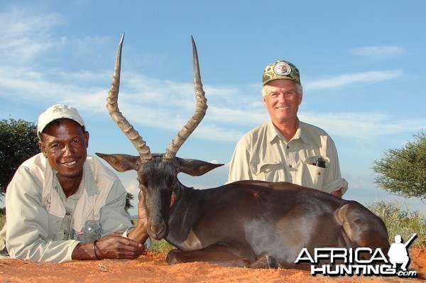 Hunting Black Impala with Wintershoek Johnny Vivier Safaris in SA