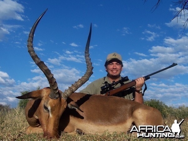 Hunting Impala with Wintershoek Johnny Vivier Safaris in SA