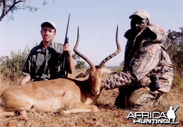 Hunting Impala with Wintershoek Johnny Vivier Safaris in SA