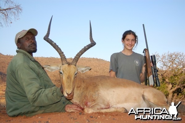 Hunting Impala with Wintershoek Johnny Vivier Safaris in SA