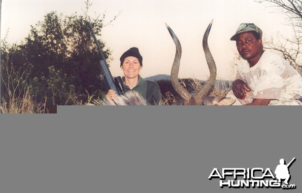 Hunting Nyala with Wintershoek Johnny Vivier Safaris in SA