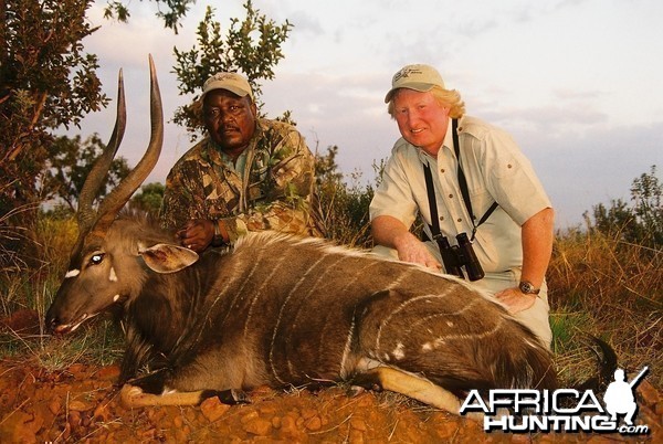 Hunting Nyala with Wintershoek Johnny Vivier Safaris in SA