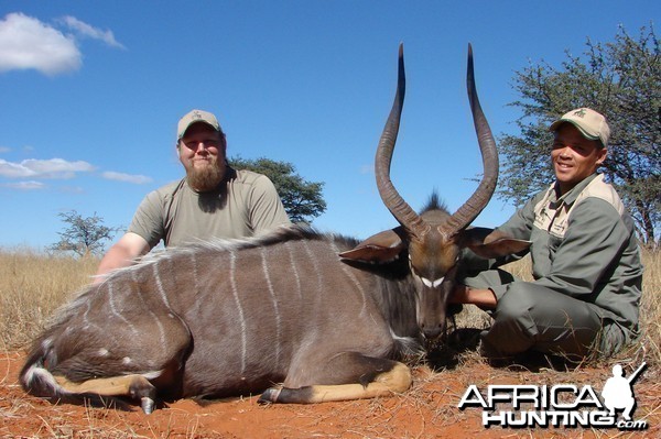 Hunting Nyala with Wintershoek Johnny Vivier Safaris in SA