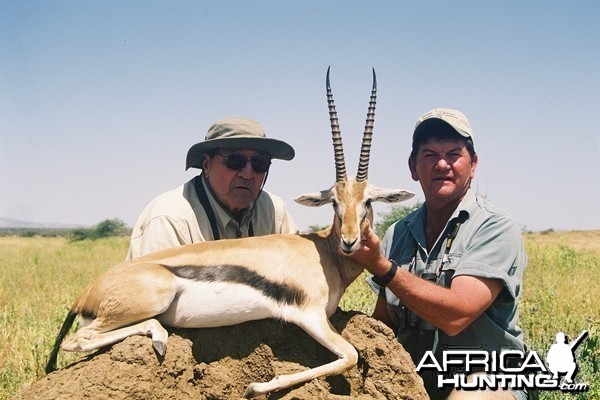 Hunting Thomson Gazelle with Wintershoek Johnny Vivier Safaris in SA