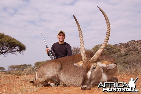 Hunting Waterbuck with Wintershoek Johnny Vivier Safaris in SA