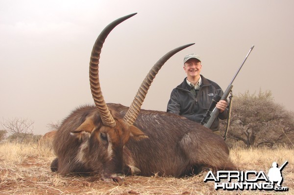 Hunting Waterbuck with Wintershoek Johnny Vivier Safaris in SA