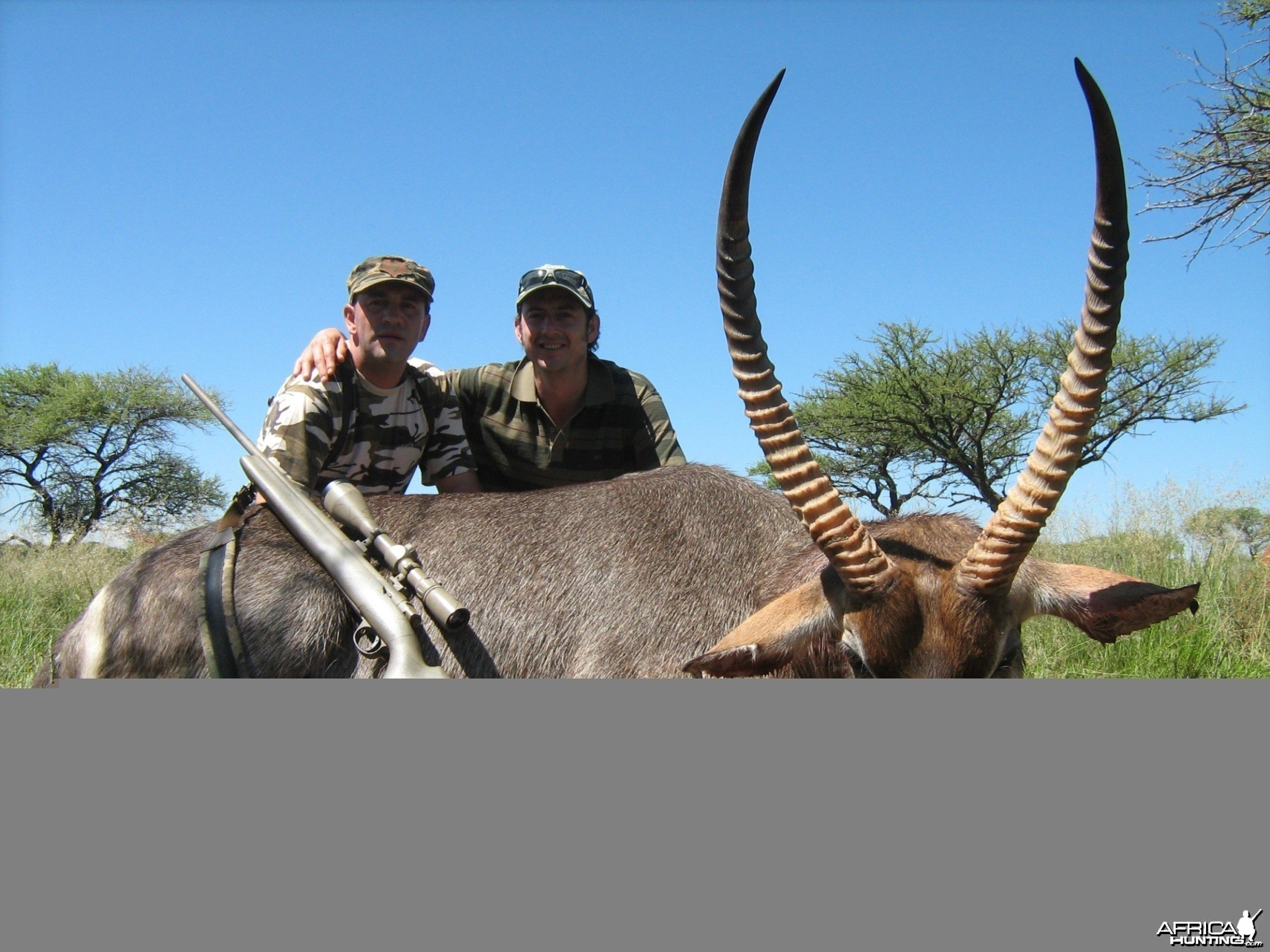 Hunting Waterbuck with Wintershoek Johnny Vivier Safaris in SA