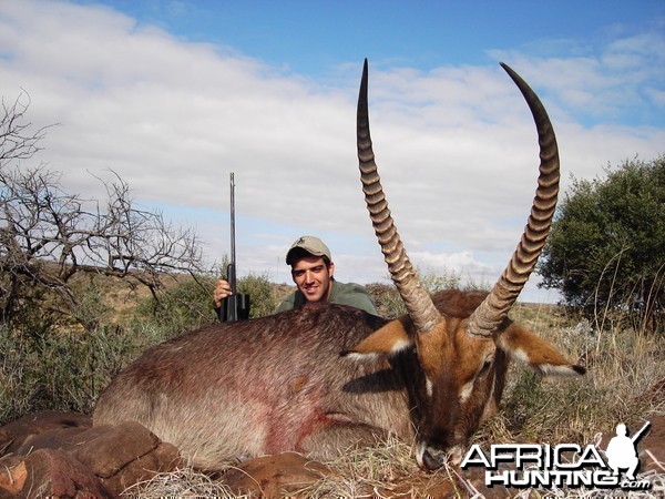 Hunting Waterbuck with Wintershoek Johnny Vivier Safaris in SA