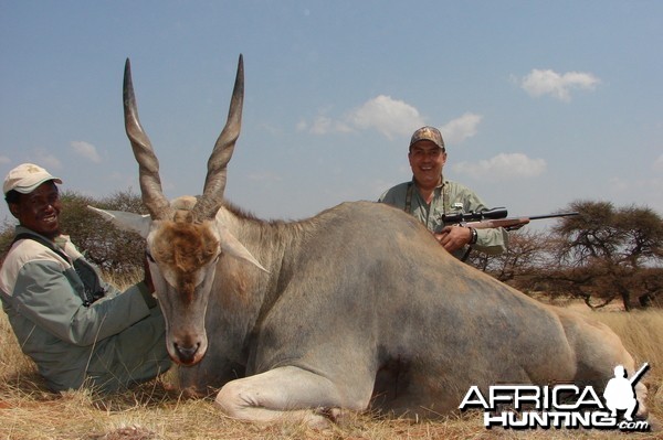 Hunting Eland with Wintershoek Johnny Vivier Safaris in SA