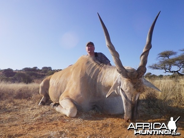 Hunting Eland with Wintershoek Johnny Vivier Safaris in SA