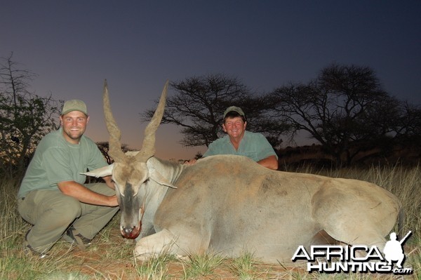 Hunting Eland with Wintershoek Johnny Vivier Safaris in SA