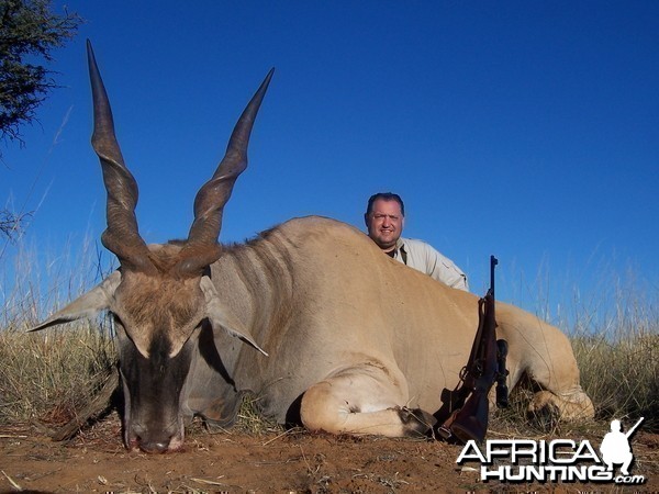 Hunting Eland with Wintershoek Johnny Vivier Safaris in SA