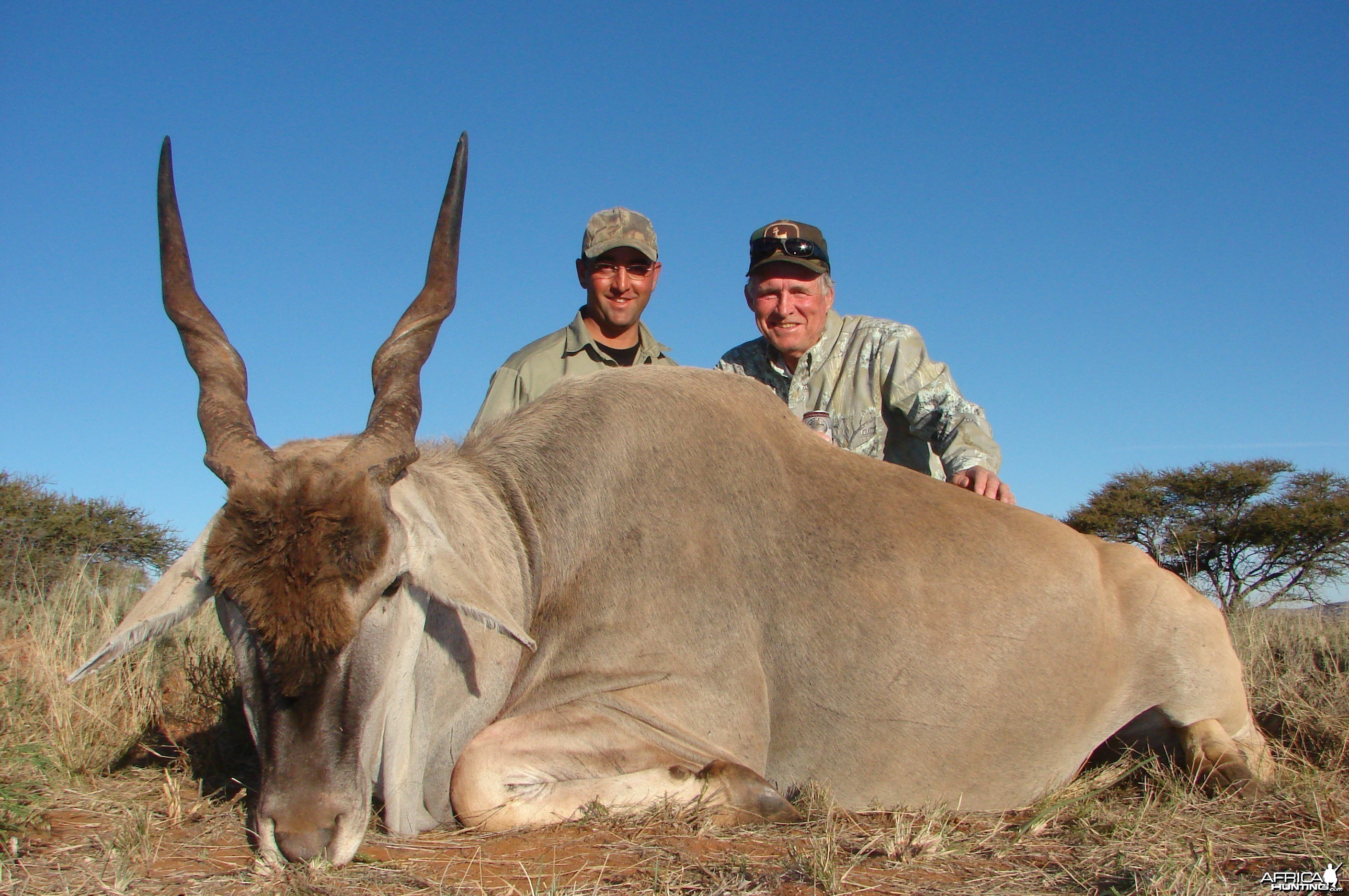 Hunting Eland with Wintershoek Johnny Vivier Safaris in SA