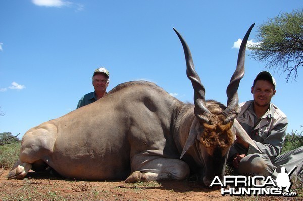 Hunting Eland with Wintershoek Johnny Vivier Safaris in SA