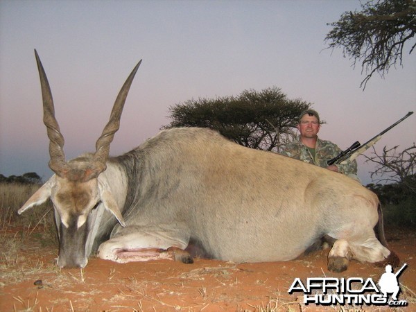 Hunting Eland with Wintershoek Johnny Vivier Safaris in SA