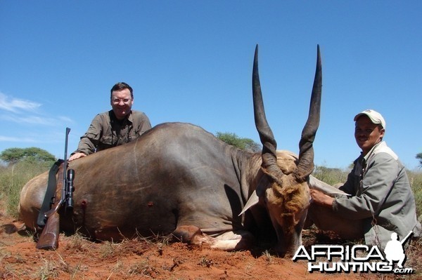 Hunting Eland with Wintershoek Johnny Vivier Safaris in SA