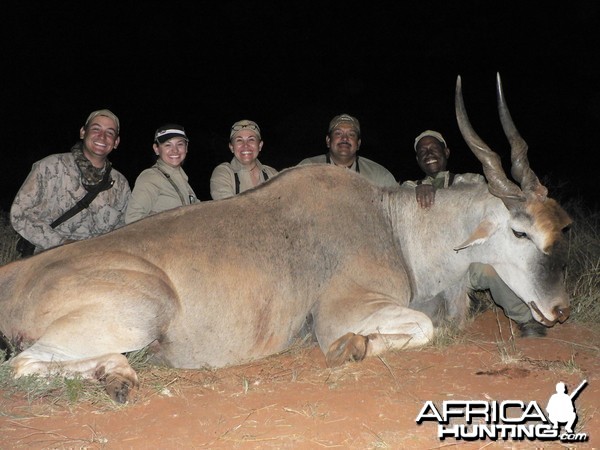 Hunting Eland with Wintershoek Johnny Vivier Safaris in SA