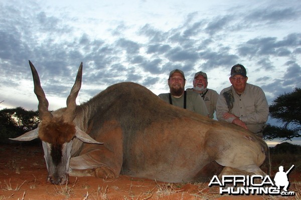 Hunting Eland with Wintershoek Johnny Vivier Safaris in SA