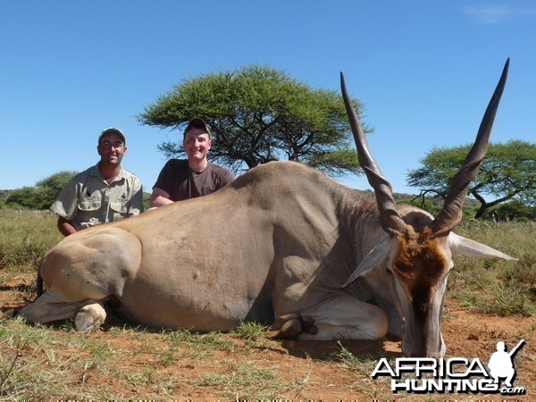 Hunting Eland with Wintershoek Johnny Vivier Safaris in SA