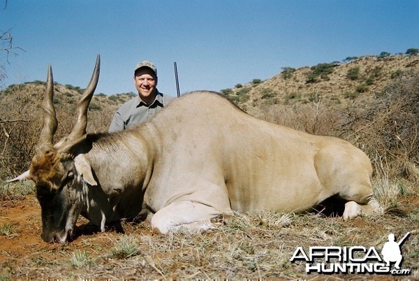 Hunting Eland with Wintershoek Johnny Vivier Safaris in SA