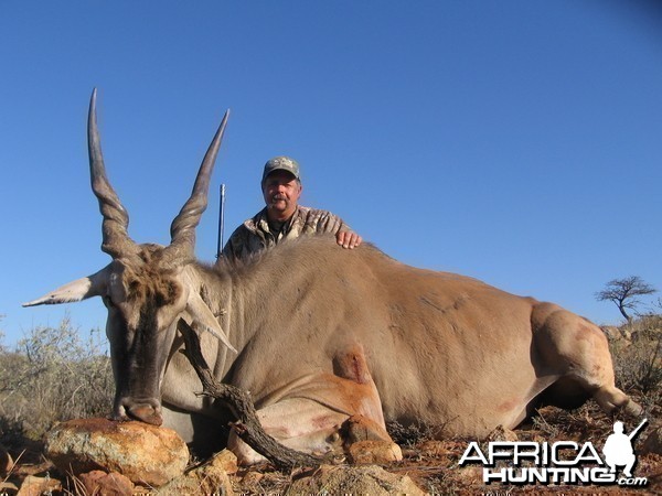 Hunting Eland with Wintershoek Johnny Vivier Safaris in SA