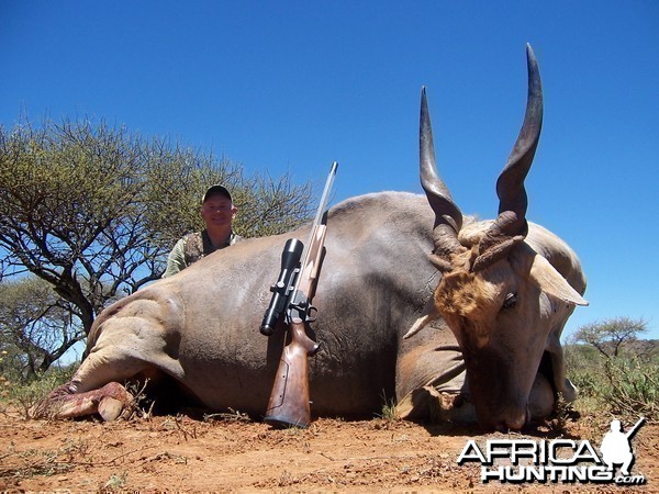 Hunting Eland with Wintershoek Johnny Vivier Safaris in SA