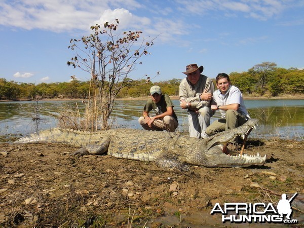 Hunting Crocodile with Wintershoek Johnny Vivier Safaris in SA