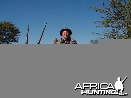 Bow Hunting Oryx in Namibia