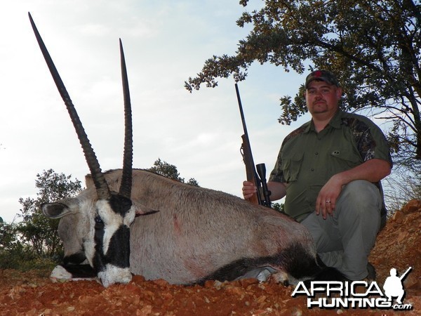 Hunting Gemsbok