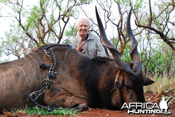 Lord derby eland with CAWA-safari in CAR 2011