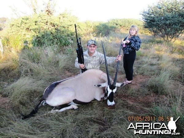 Hunting Oryx in Namibia