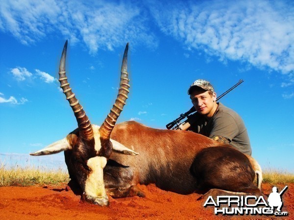 Alexei with his super 17 inch blesbok ram!