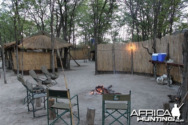 Tented camp in Caprivi Namibia