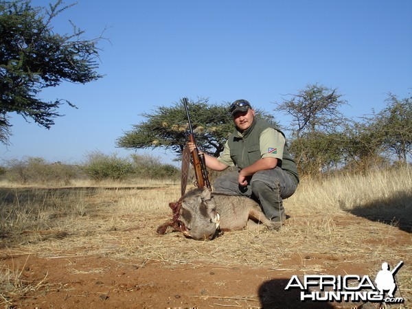 Warthog Namibia hunting 2008