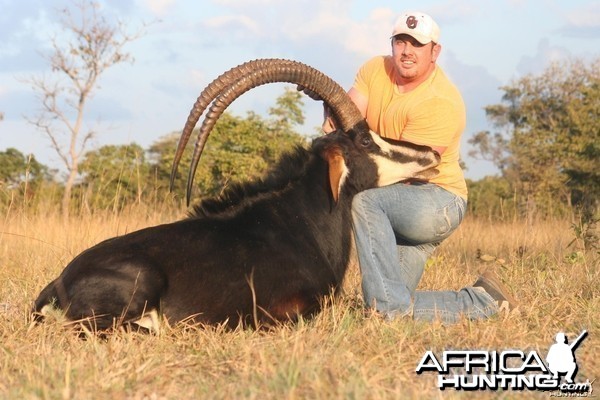 47 7/8 inch Monster Sable hunted in Zambia