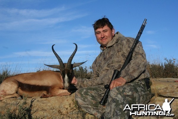 My 12 inch copper springbok with nice mass