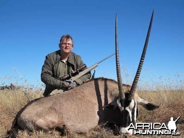 Gemsbok Hunted in South Africa