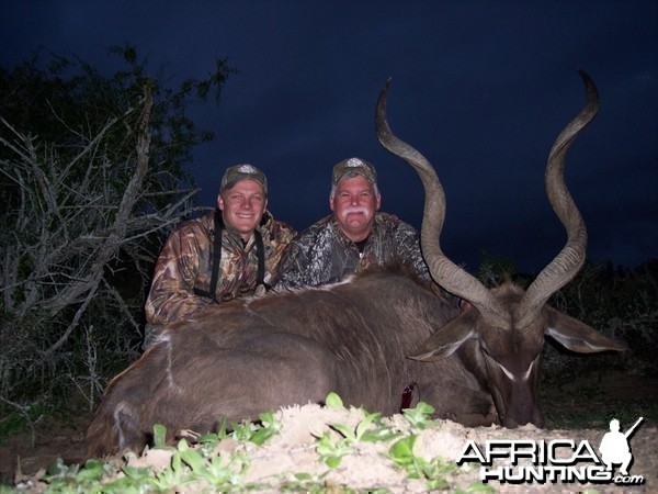 Kudu hunted with KMG Hunting Safaris in the Eastern Cape