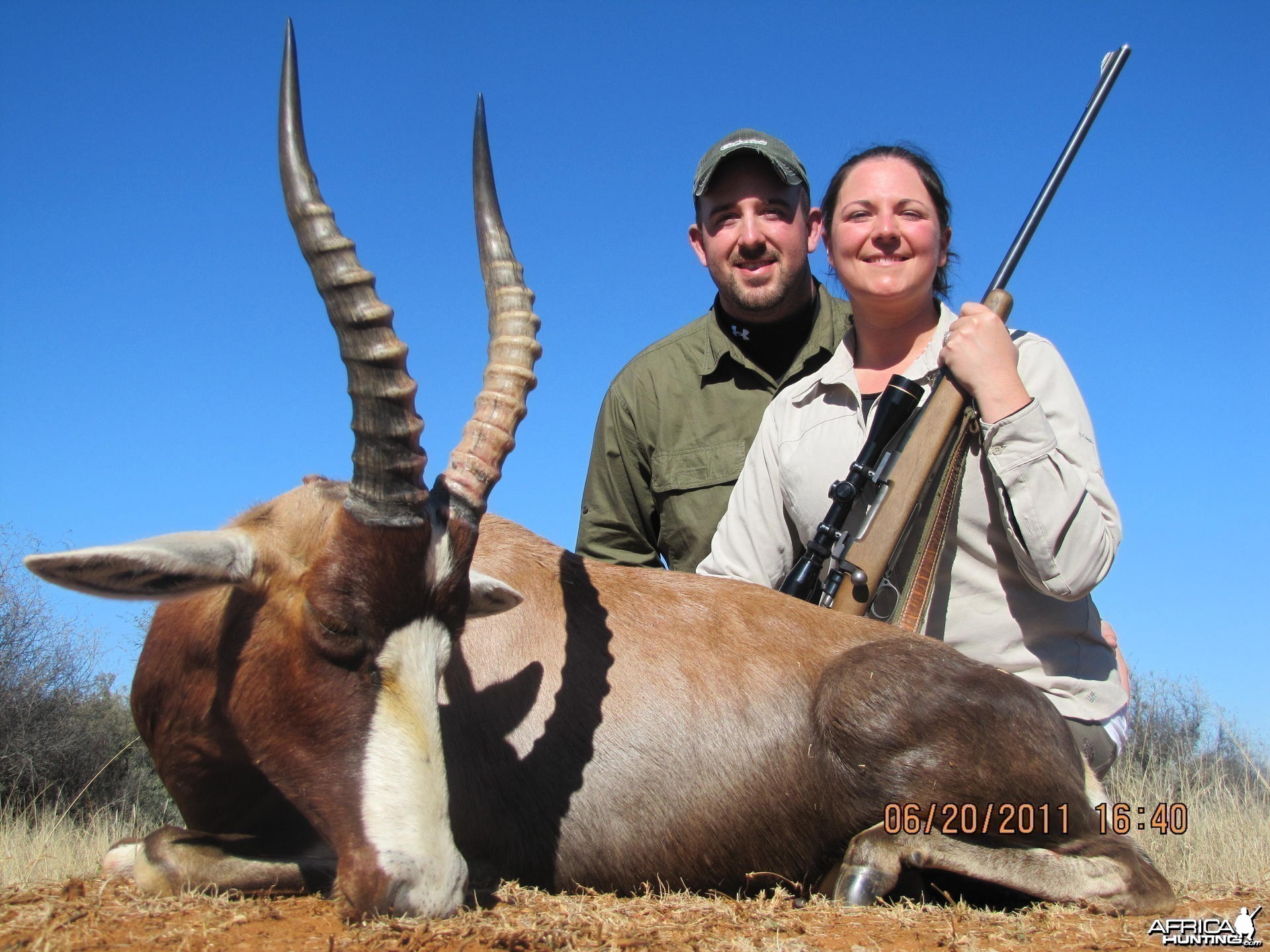 Blesbok hunted with Hartzview Safaris SA